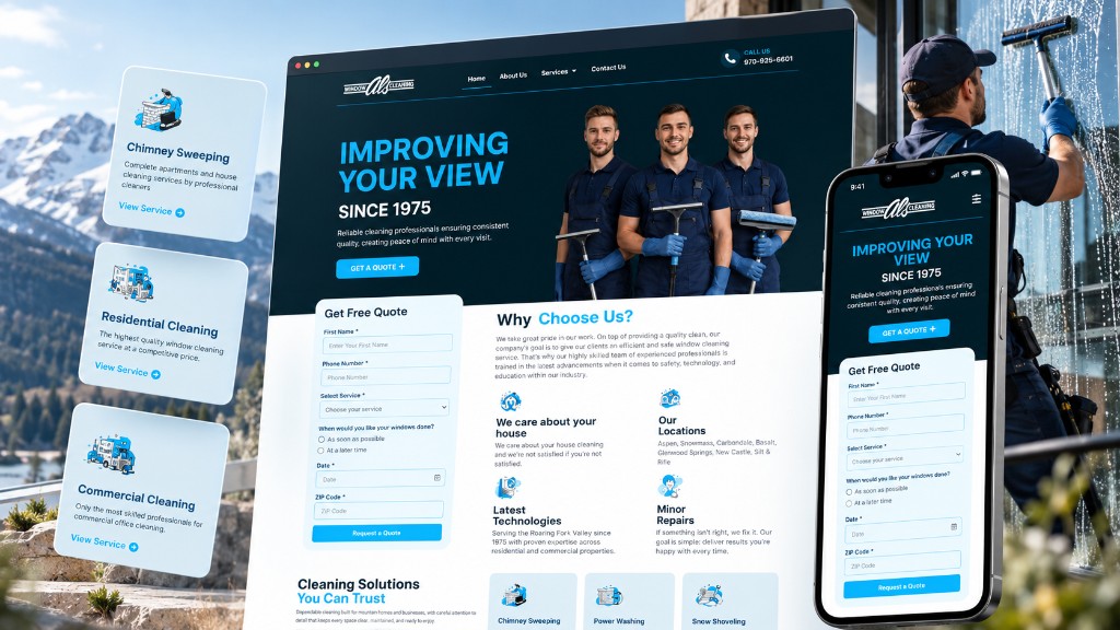 ALS Window Cleaning: project showcase