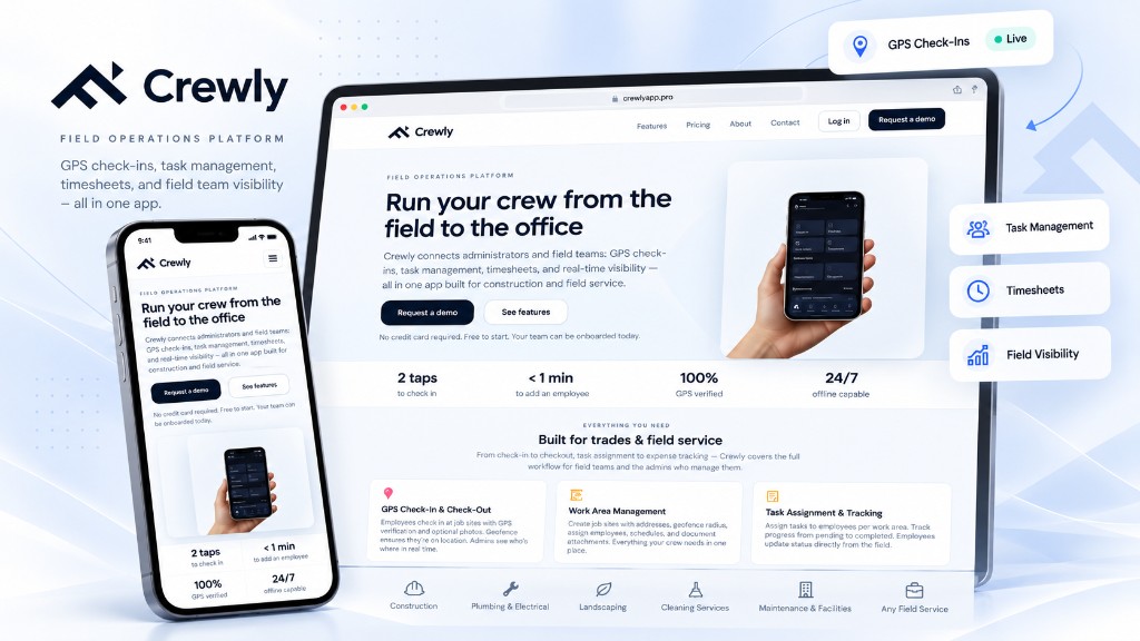 Crewly: project showcase