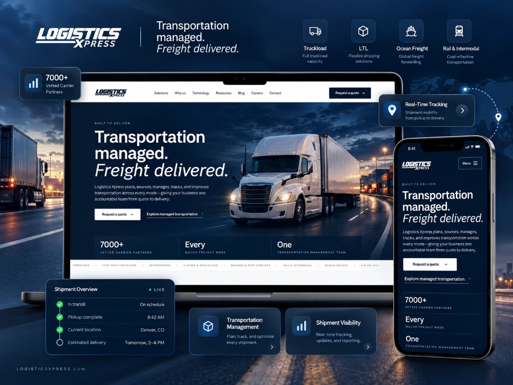 Logistics Xpress: project showcase