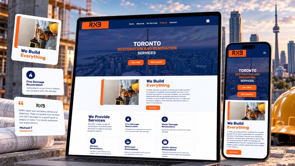 RNB Contracting: project showcase